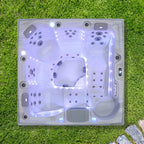 Pohjola Spa LUXUS Ulkoporeallas 215x215 cm, 55 suutinta, LED-valot, WIFI