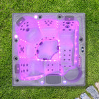 Pohjola Spa LUXUS Ulkoporeallas 215x215 cm, 55 suutinta, LED-valot, WIFI