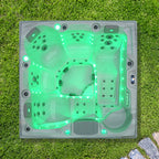 Pohjola Spa LUXUS Ulkoporeallas 215x215 cm, 55 suutinta, LED-valot, WIFI