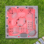 Pohjola Spa LUXUS Ulkoporeallas 215x215 cm, 55 suutinta, LED-valot, WIFI