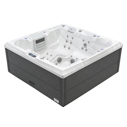 Pohjola Spa LUXUS Ulkoporeallas 215x215 cm, 55 suutinta, LED-valot, WIFI