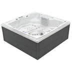 Pohjola Spa LUXUS Ulkoporeallas 215x215 cm, 55 suutinta, LED-valot, WIFI