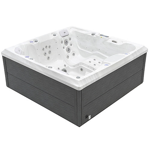 Pohjola Spa LUXUS Ulkoporeallas 215x215 cm, 55 suutinta, LED-valot, WIFI