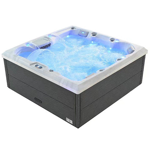 Pohjola Spa LUXUS Ulkoporeallas 215x215 cm, 55 suutinta, LED-valot, WIFI