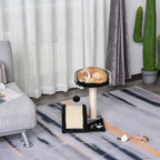 Kissan kiipeily-/raapimispuu 46cm, Musta