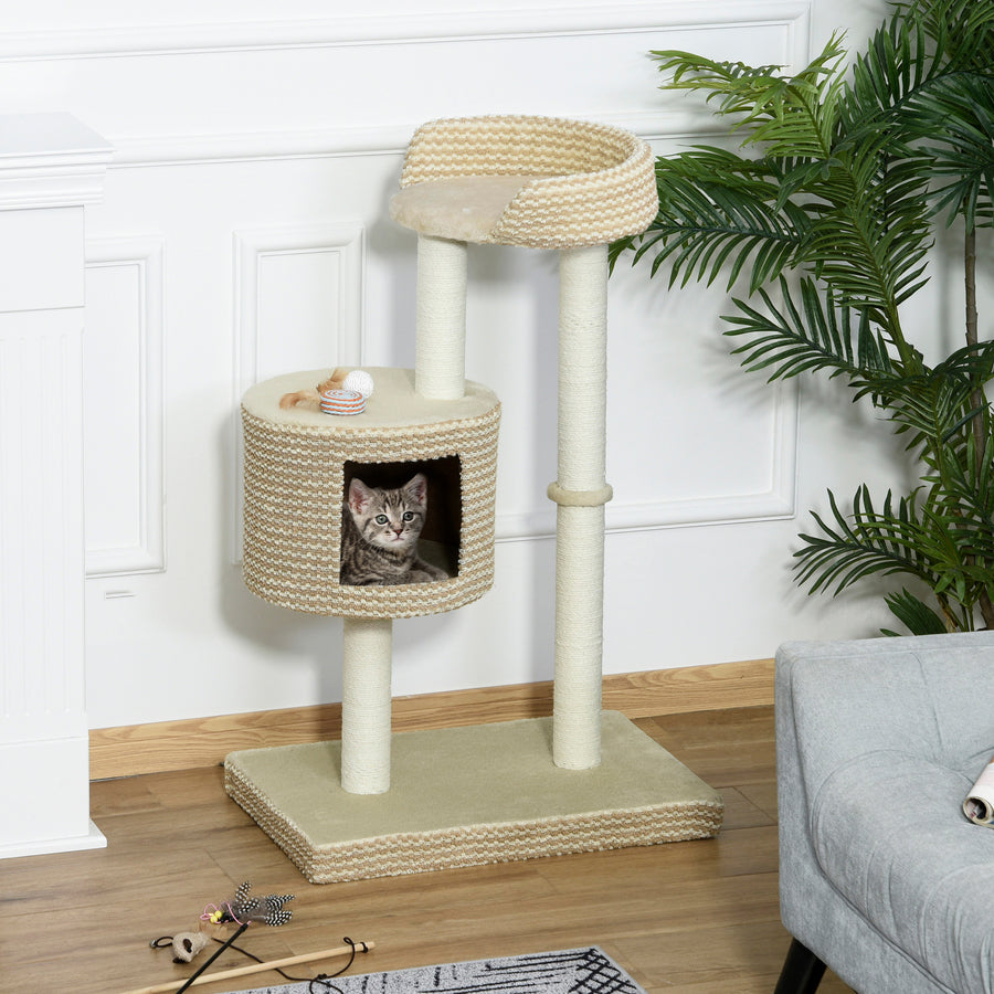 Kattklätter-/klösstång 96 cm, beige