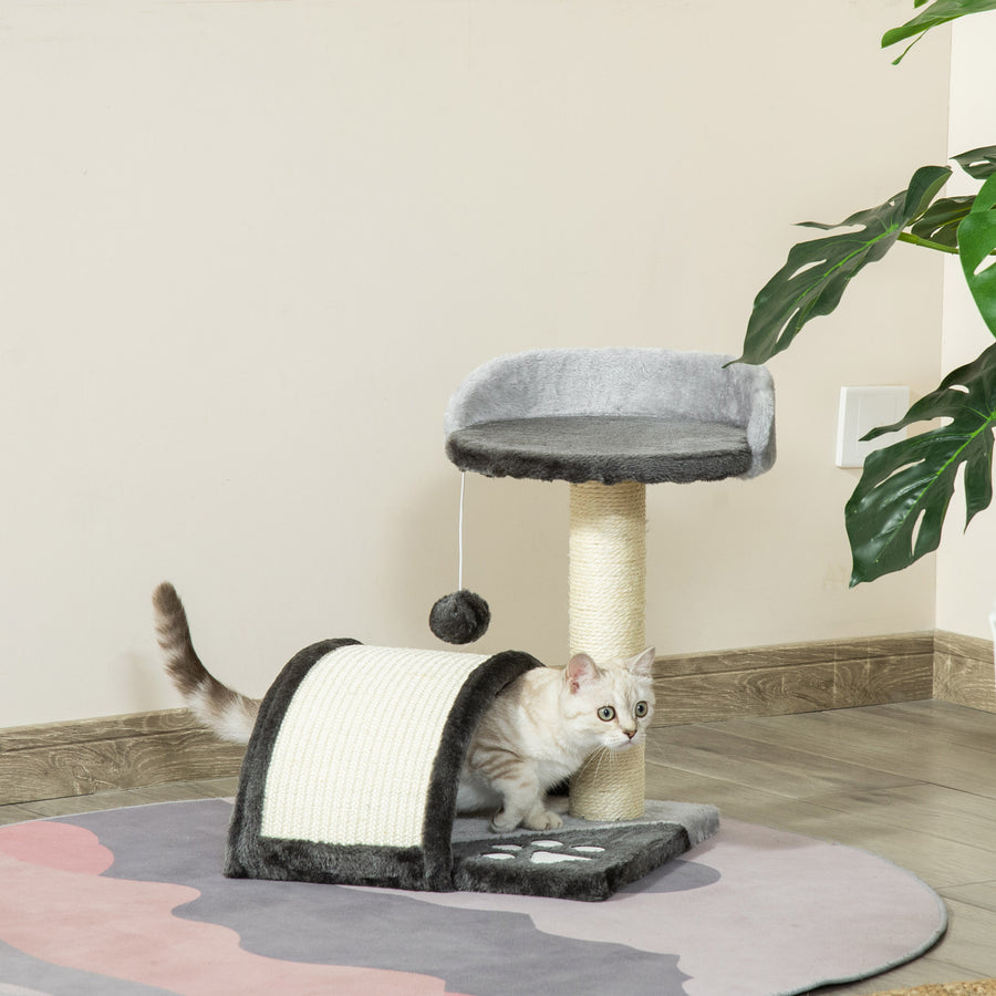 Kattklätter-/klösstång 46 cm, grå