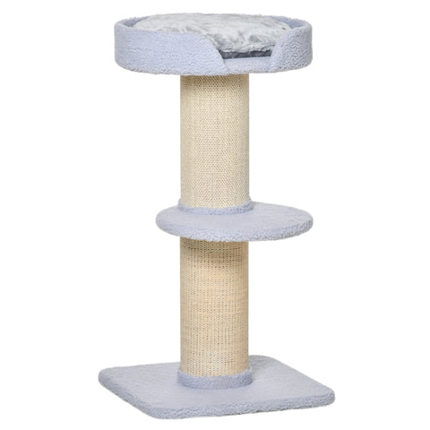 Kissan kiipeily-/raapimispuu 91cm, Harmaa / Beige