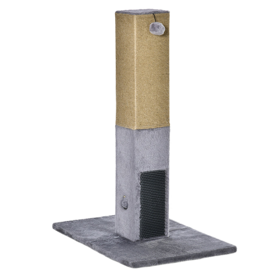 Klippträd för katter med rep, 59,5 x 39 x 79 cm