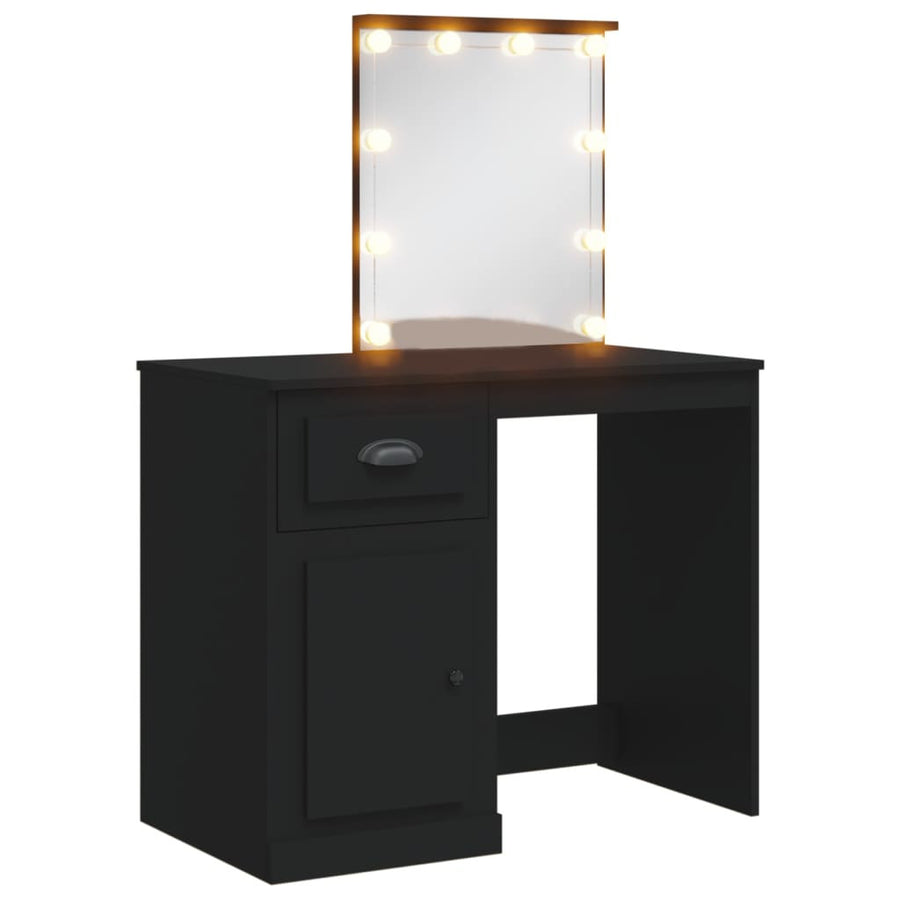 Spegeltavla med LED-belysning, 3 olika färger, 90x42x132,5 cm