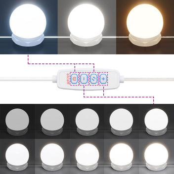 Spegeltavla med LED-belysning, 3 olika färger, 90x42x132,5 cm