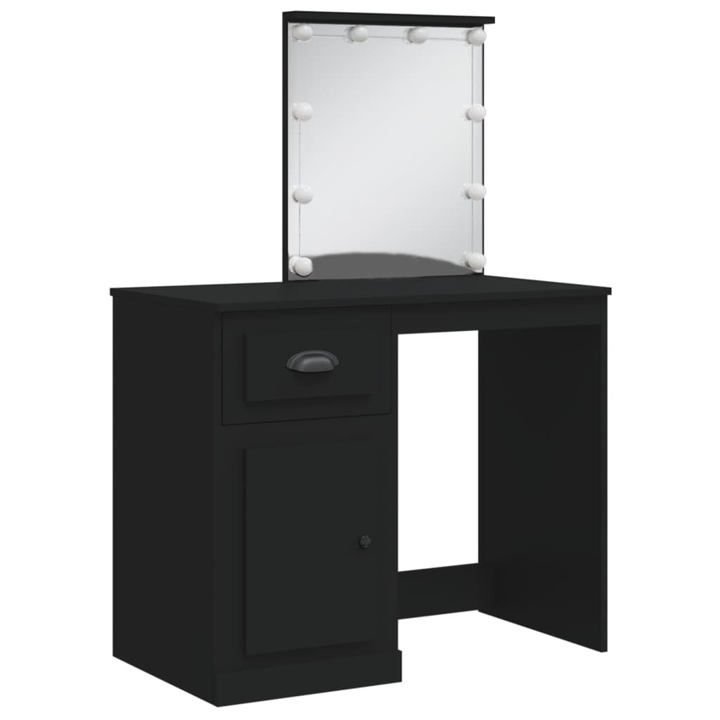 Spegeltavla med LED-belysning, 3 olika färger, 90x42x132,5 cm