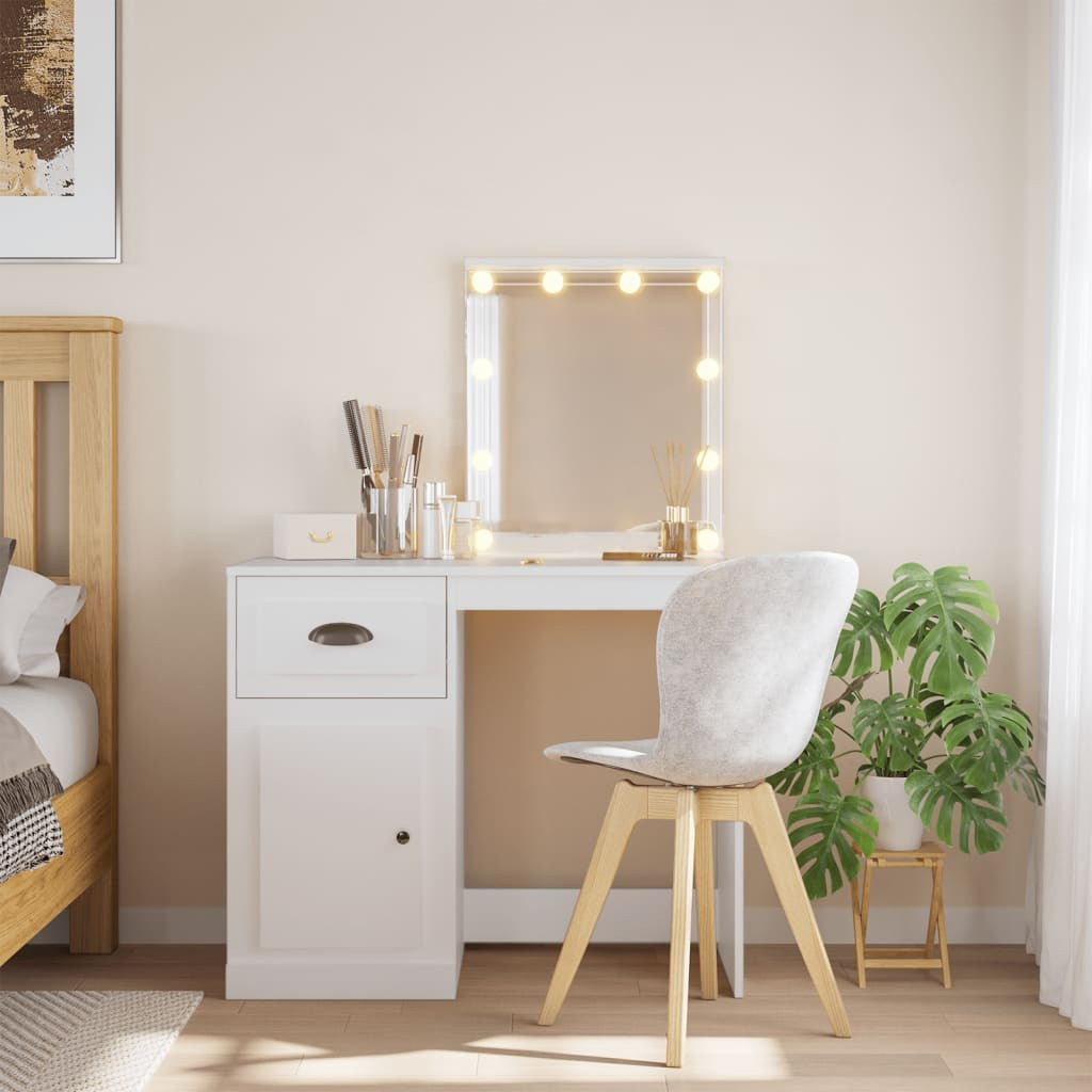 Spegeltavla med LED-belysning, 3 olika färger, 90x42x132,5 cm