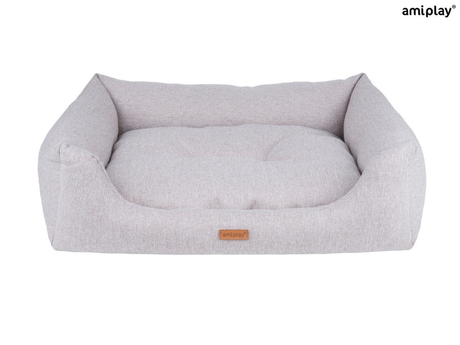 Amiplay Montana koiranpeti sohva M 68x56x18cm vaaleanharmaa