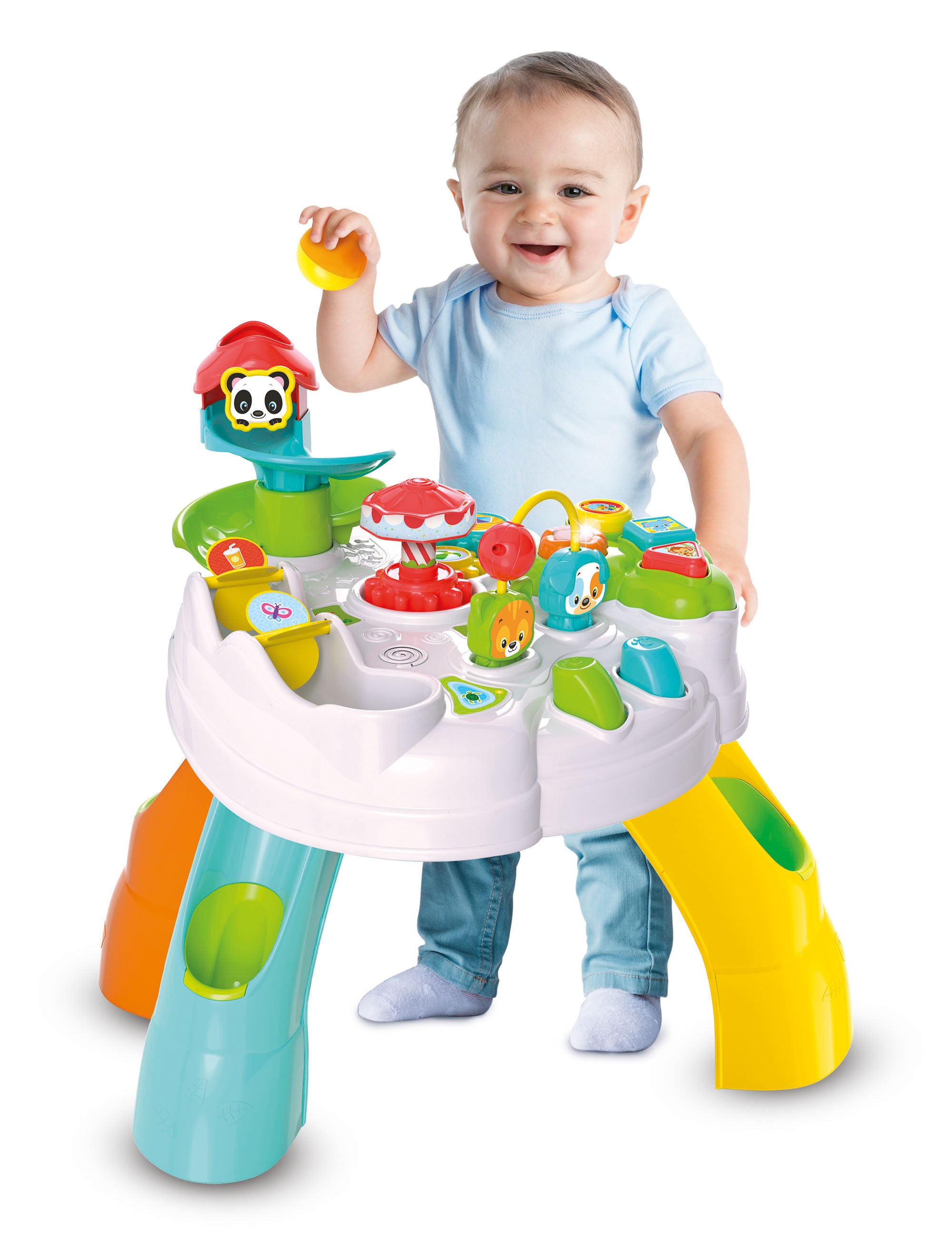 CLEMENTONI-LEIKKIPÖYTÄ VALOILLA JA ÄÄNILLÄ