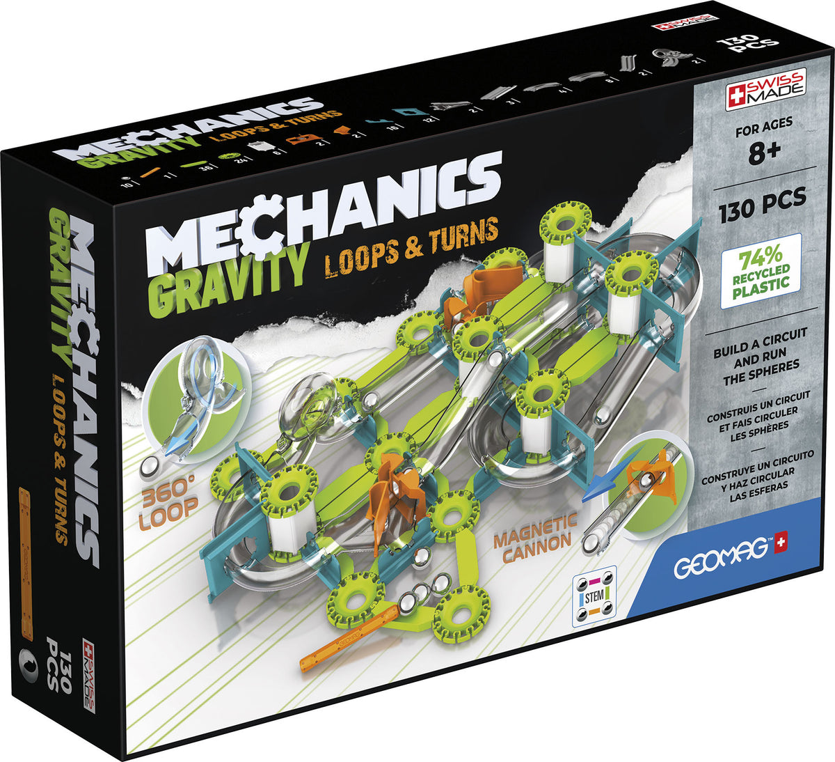 GEOMAG MECHANICS GRAVITY LOOPS&amp;TURNS; 130 OSAA