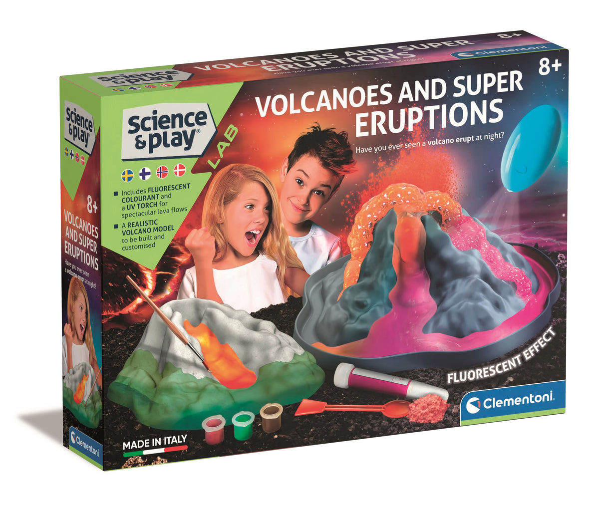 CLEMENTONI VULCAN GLOW IN THE DARK