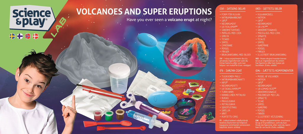 CLEMENTONI VULCAN GLOW IN THE DARK