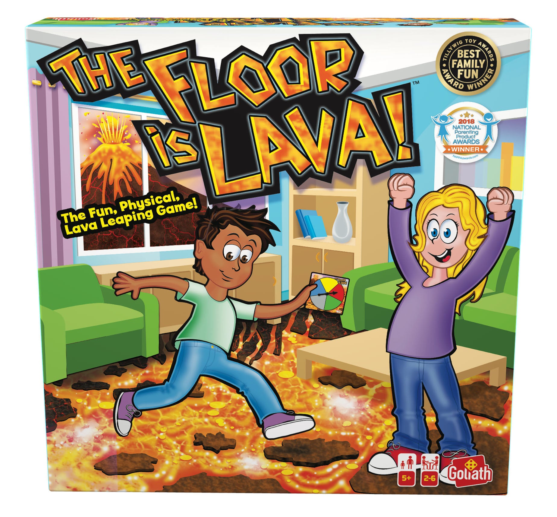 FLOOR IS LAVA - LATTIA ON LAAVAA -PELI