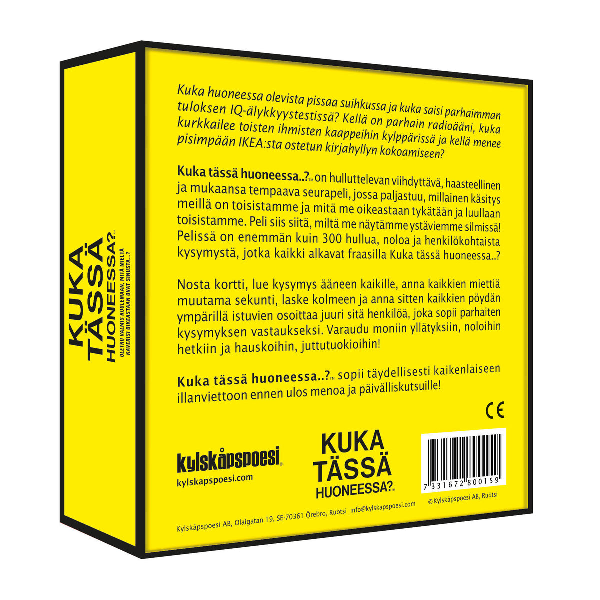 VEM ÄR I DETTA RUM – PARTYSPEL