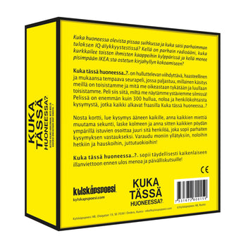 VEM ÄR I DETTA RUM – PARTYSPEL