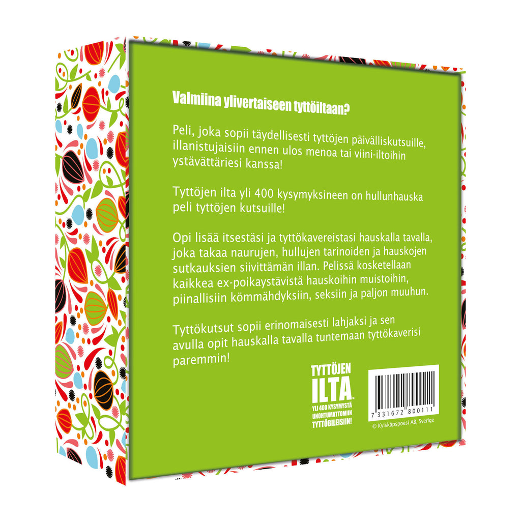 TYTTÖJEN ILTA -KYSYMYSPELI