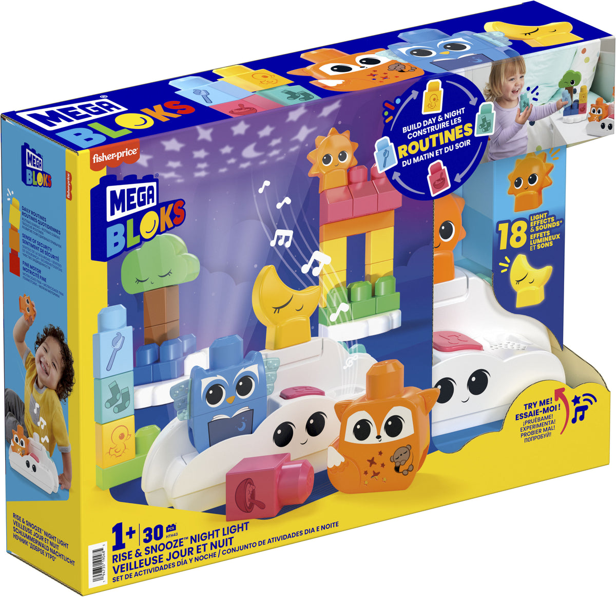 MEGA BLOKS RISE &amp; SNOOZE BYGGKIT