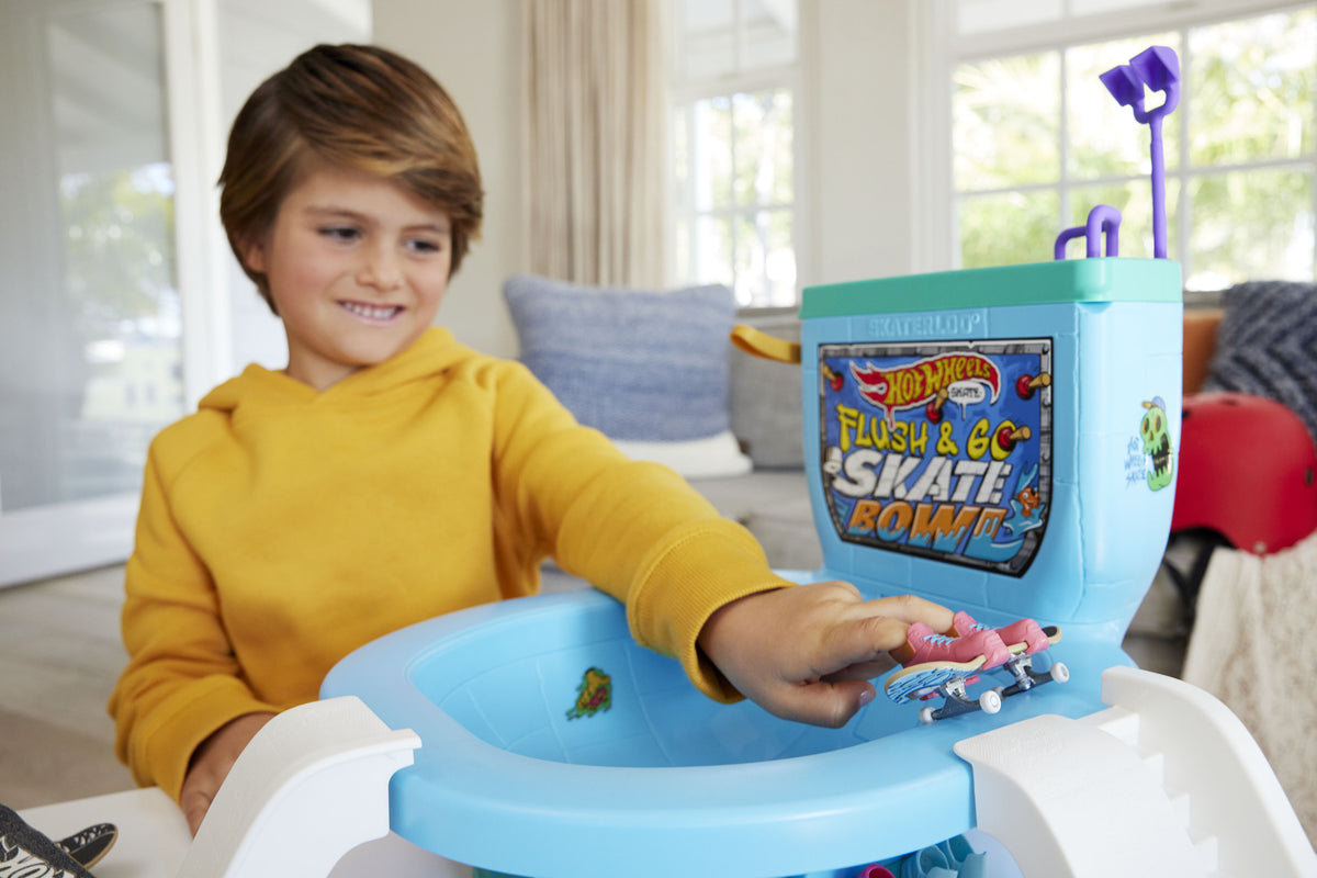 HOT WHEELS SKATE FLUSH&GO -LEIKKISETTI