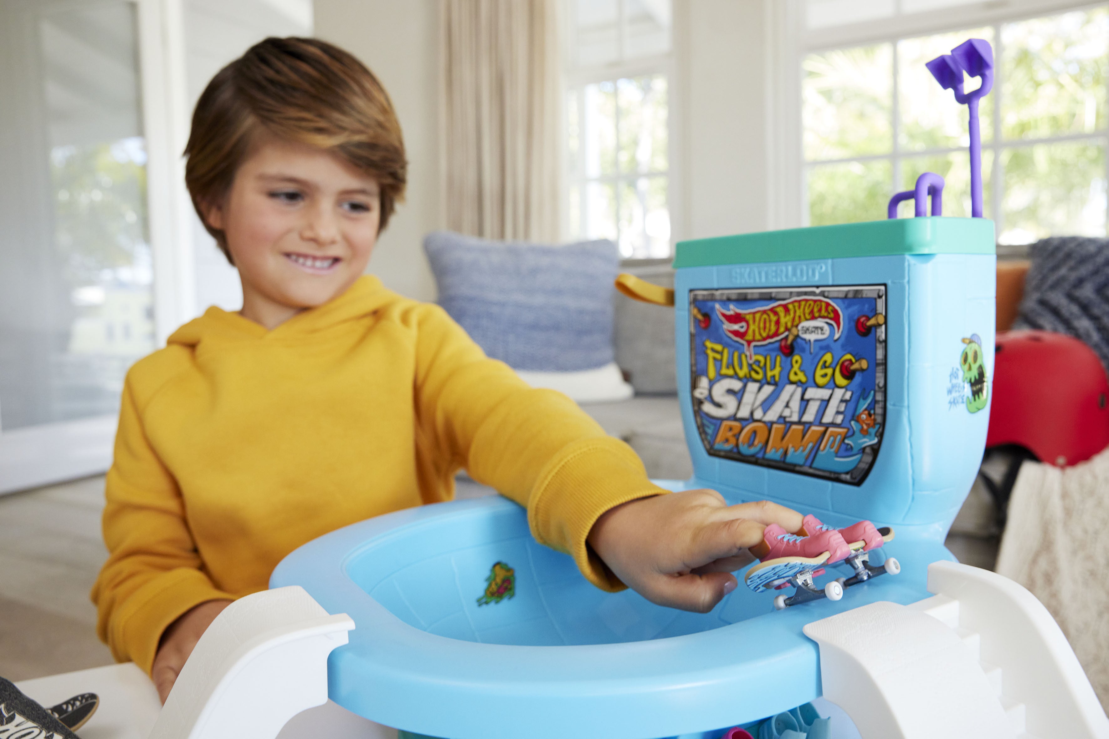 HOT WHEELS SKATE FLUSH&GO -LEIKKISETTI