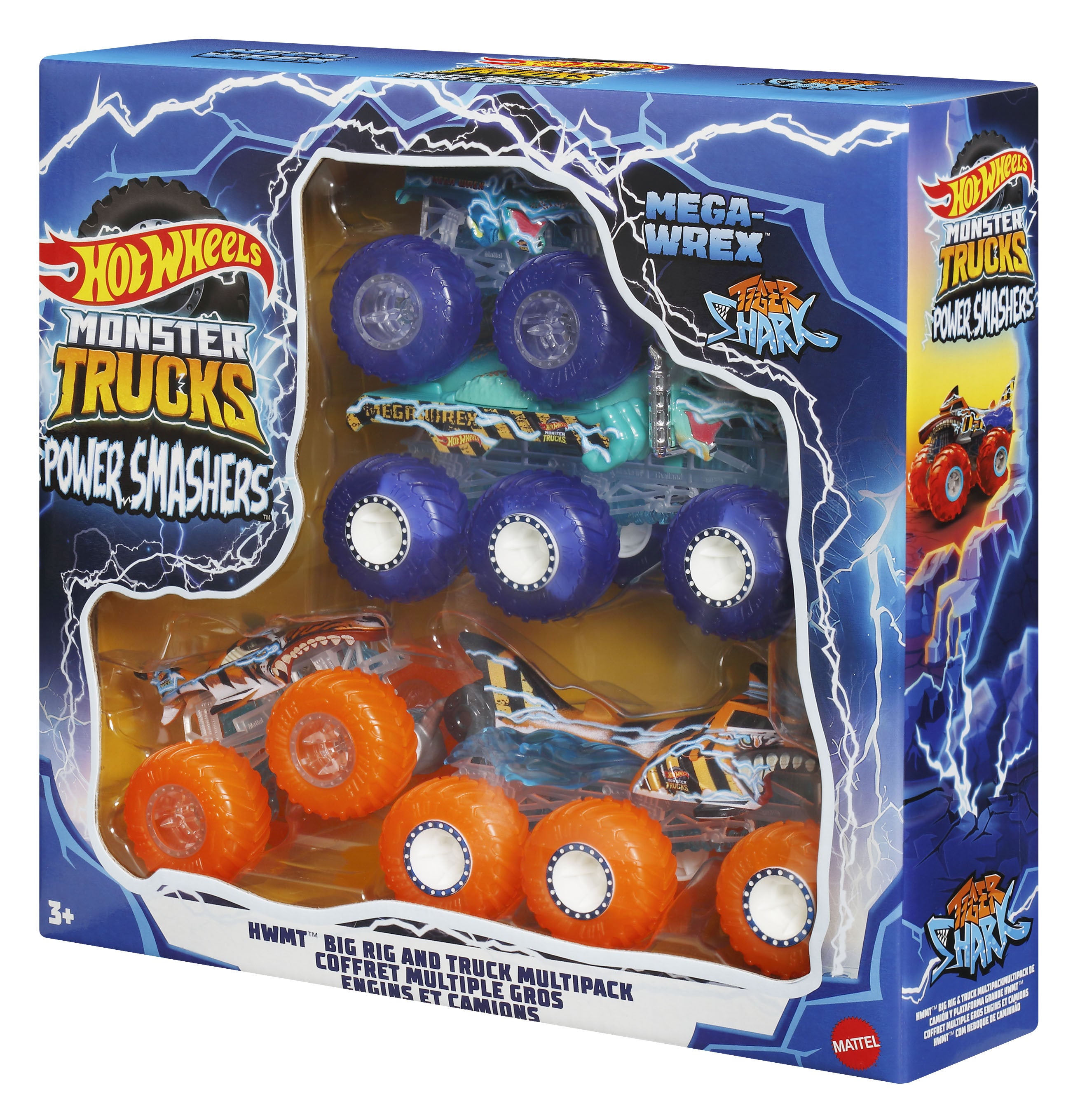 HOT WHEELS MONSTER TRUCKS POWER SMASHERS -SETTI