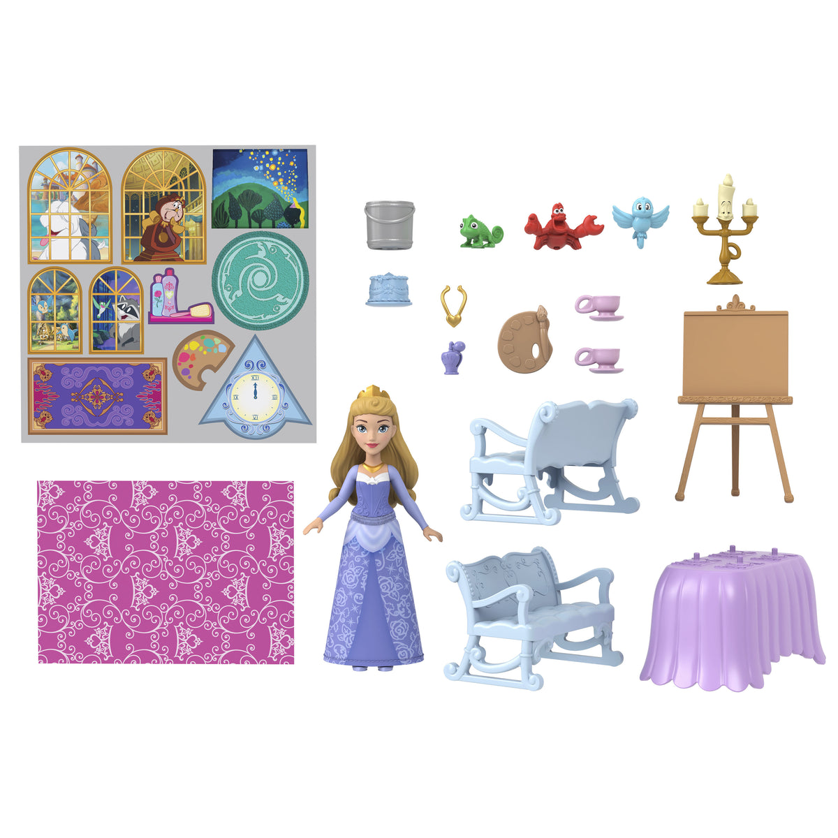 DISNEY PRINCESS BARNVAGN &amp; SLOTTSPELSSET