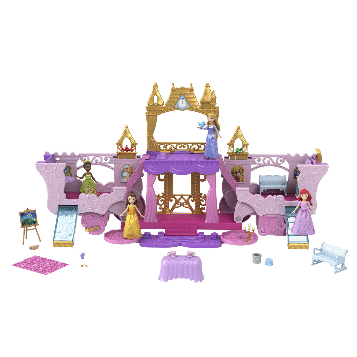 DISNEY PRINCESS BARNVAGN &amp; SLOTTSPELSSET