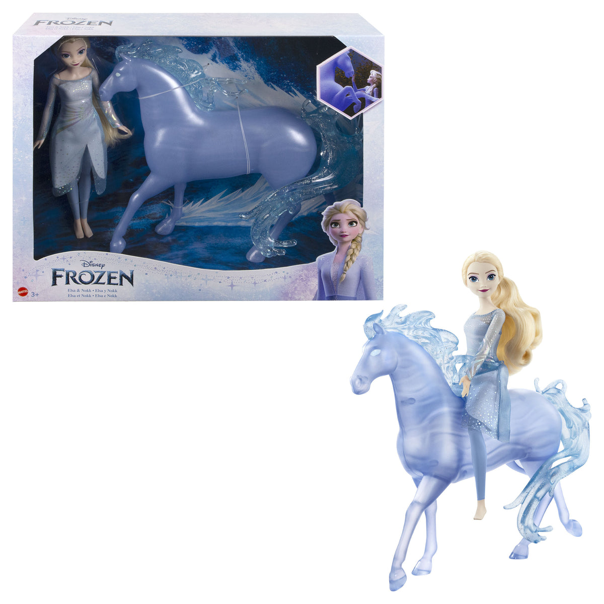 DISNEY PRINCESS FROZEN ELSA &amp; NOKK