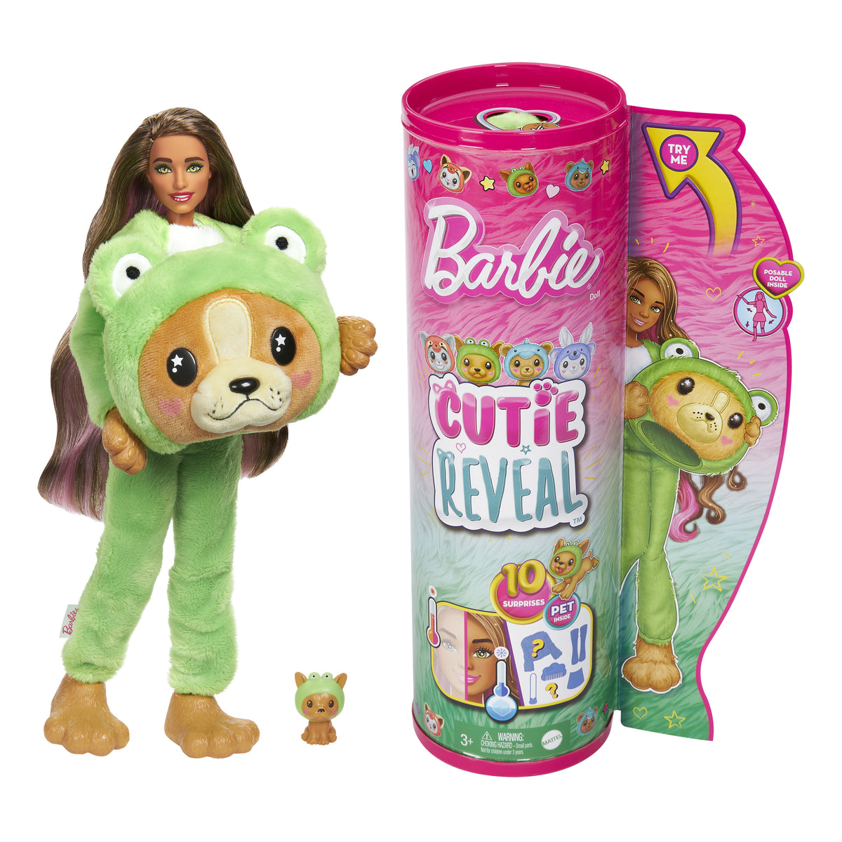 BARBIE CUTIE REVEAL COSTUME CUTIES -DOCKGRÖN