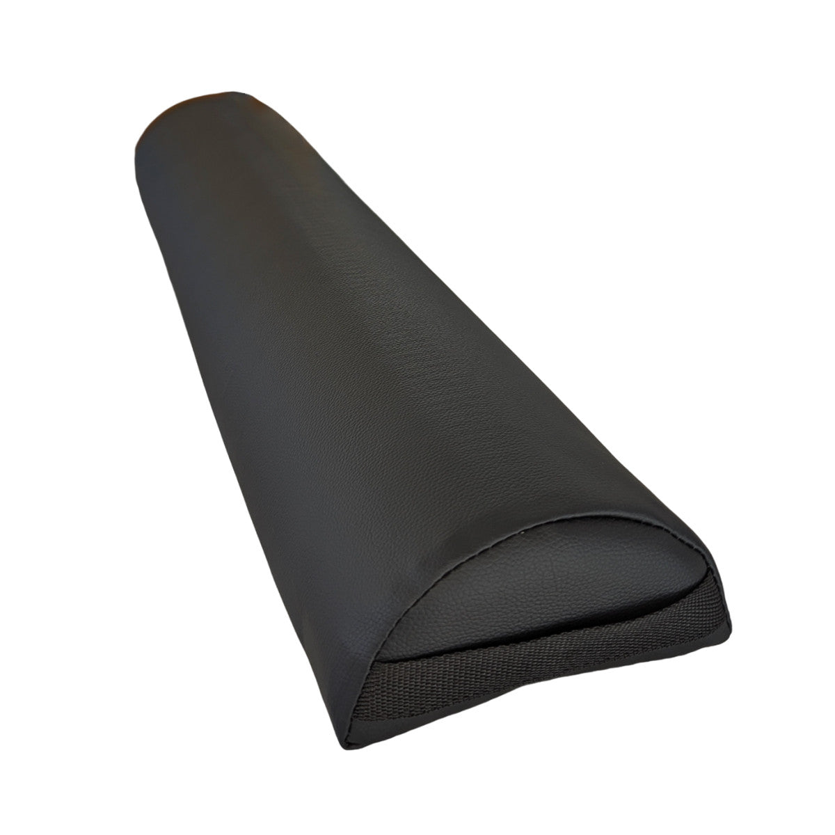 Halvstöd för massage 70 x 16 x 8 cm – konstläder, skumplast, svart