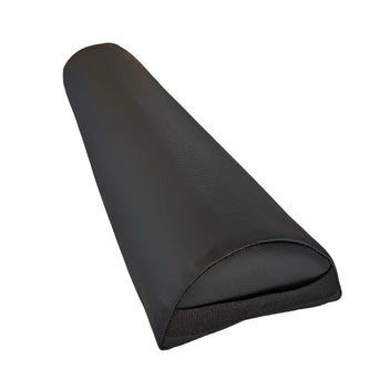 Halvstöd för massage 70 x 16 x 8 cm – konstläder, skumplast, svart
