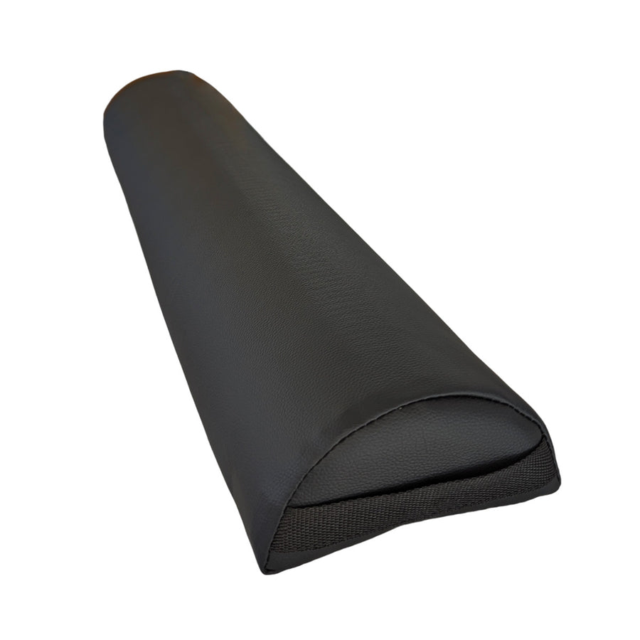 Halvstöd för massage 70 x 16 x 8 cm – konstläder, skumplast, svart