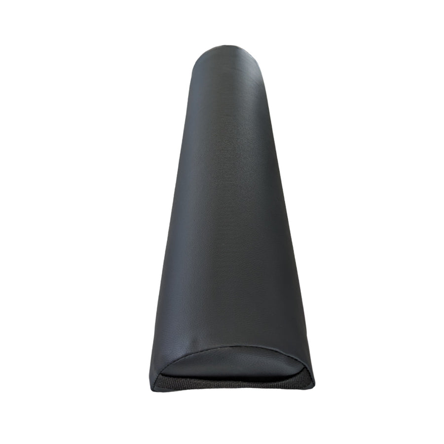 Halvstöd för massage 70 x 16 x 8 cm – konstläder, skumplast, svart