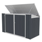 POHJOLA GARDEN Roskakatos XL 3 astialle, Teräslevy, 237 x 101 x 131 cm