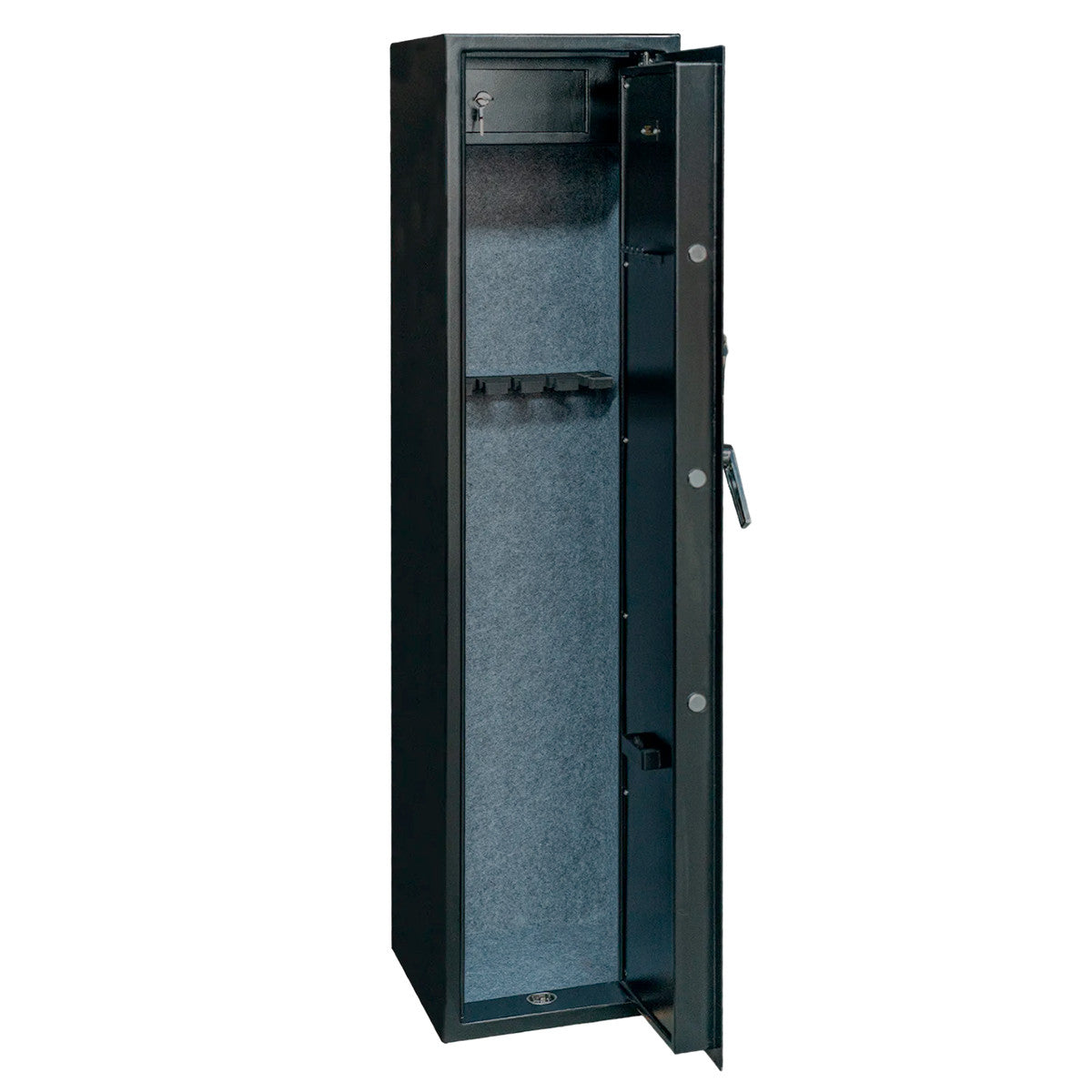 Vapenskåp för 5 vapen EN 14450 – ammunfack, 146 x 35 x 35 cm