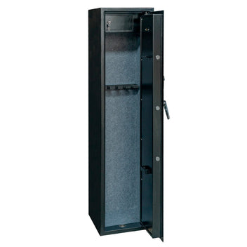 Vapenskåp för 5 vapen EN 14450 – ammunfack, 146 x 35 x 35 cm
