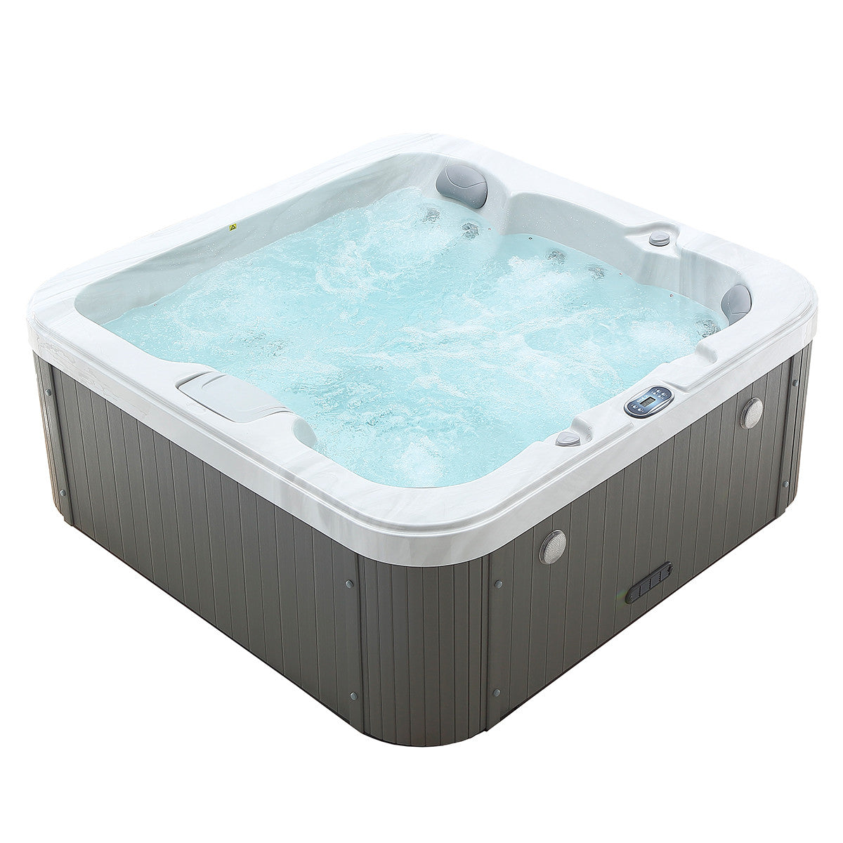 Pohjola Spa Ulkoporeallas 190x190 cm, 25 suutinta, LED-valot WIFI