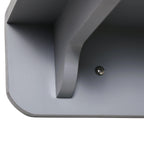 Seinään kiinnitettävä kiipeilypuu / kiipeilyseinä, vaaleanharmaa / beige, 66 x 28 x 137 cm