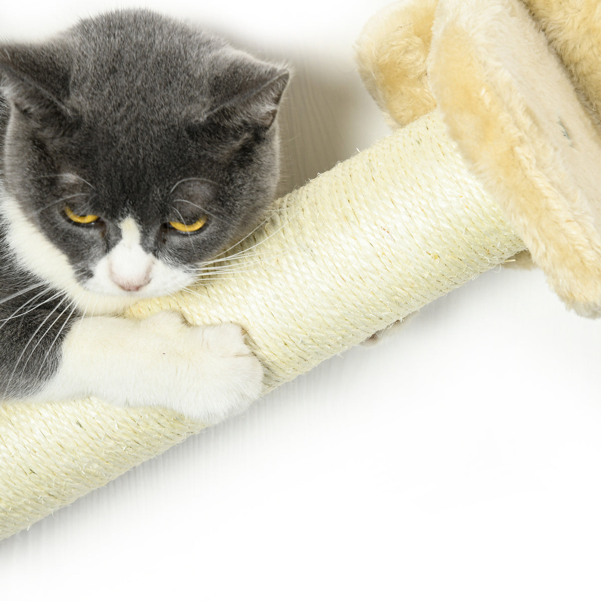 Kattklättervägg, 5 delar, beige