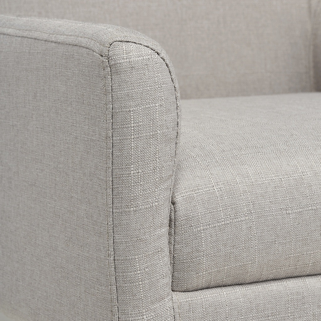 Chic Home Nojatuoli kangasverhoilulla 56x65x87cm, vaaleanbeige