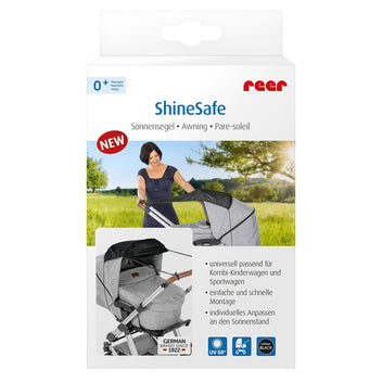 Reer Shinesafe solskydd för barnvagnar, svart
