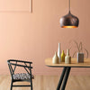 Chic Home Lento taklampa 28x125 cm, brun/guld