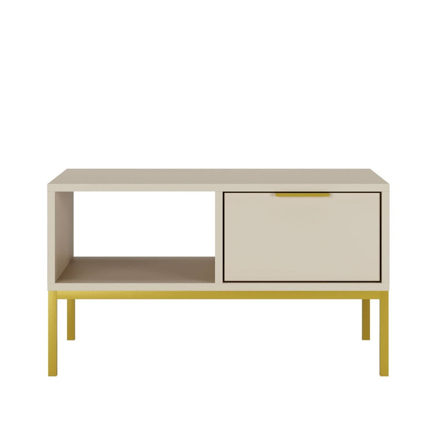 Kocot Austin soffbord L80 cm, naturvit/guld