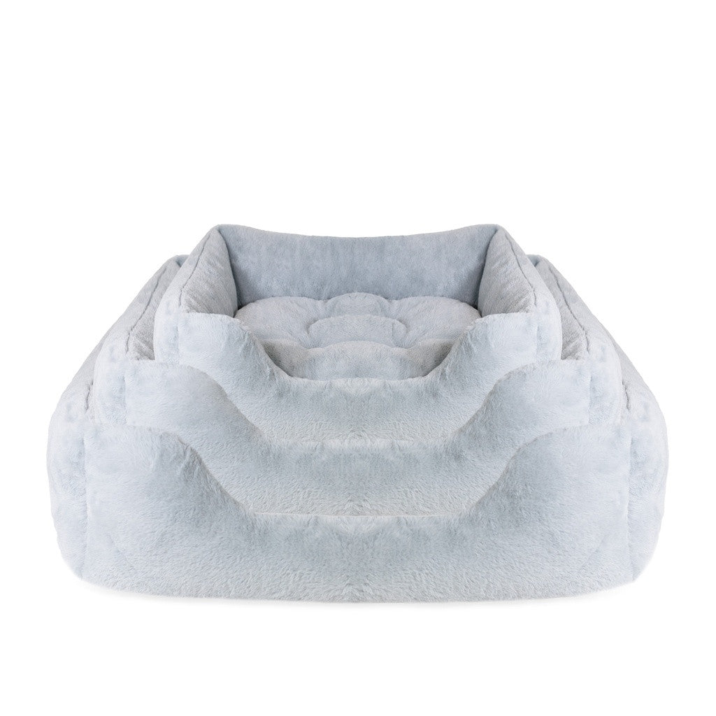 Rosewood pehmopeti vaalea siniharmaa S 46x36cm