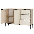 Kocot Austin senkki L150 cm, luonnonvalkoinen/musta